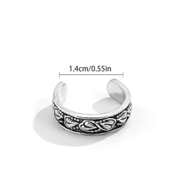 3 For $30 Engraved Toe Ring - Picture 4 of 5